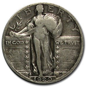 1929-S Standing Liberty Quarter Fine 1929-S Standing Liberty Quarter Fine